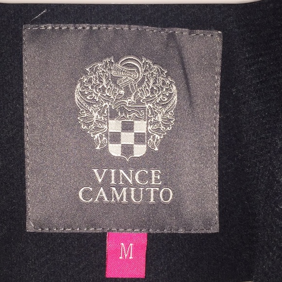 Vince Camuto Woman’s Wool Blend Navy Winter Coat Size Medium - Picture 2 of 14